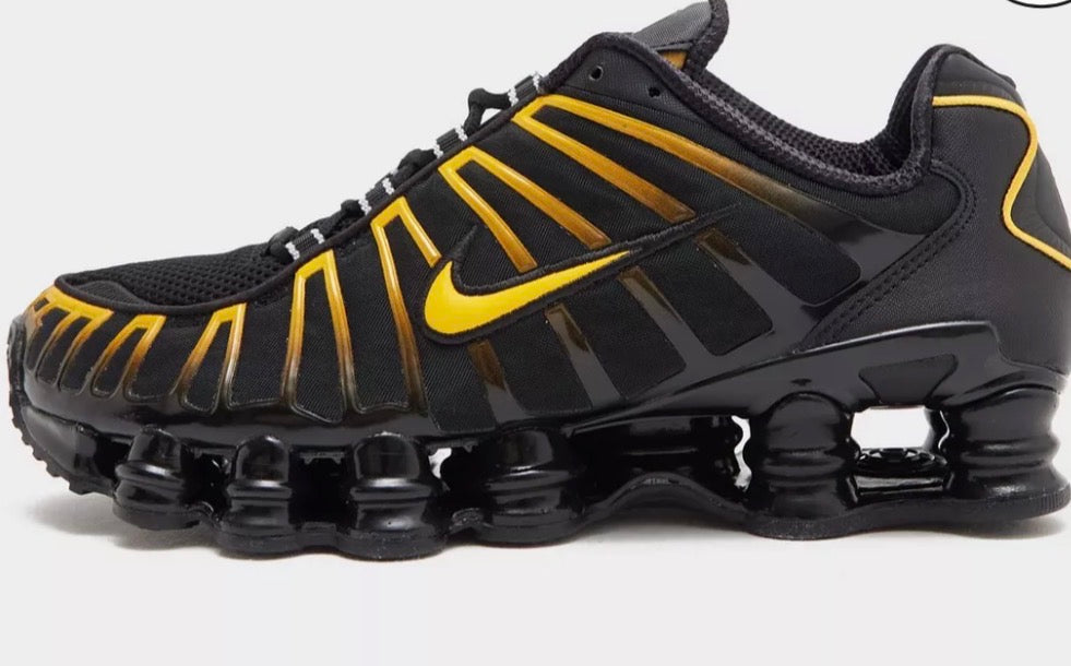 Nike Shox TL black university gold