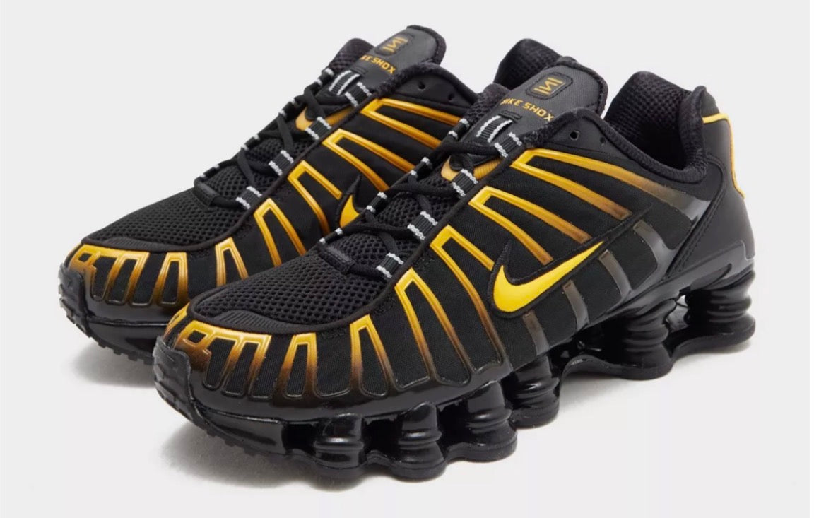 Nike Shox TL black university gold