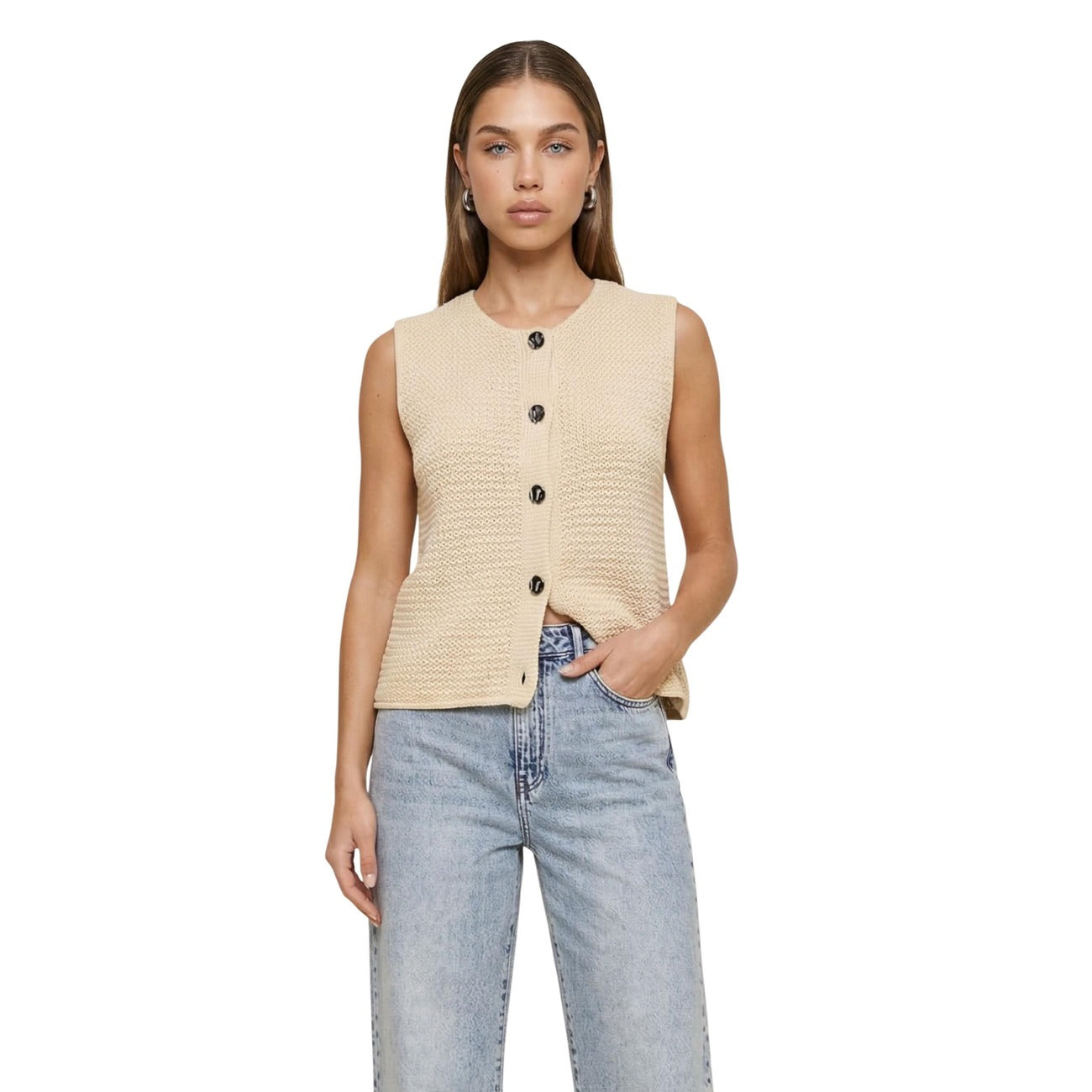 Jacqueline De Yong Gilet Donna